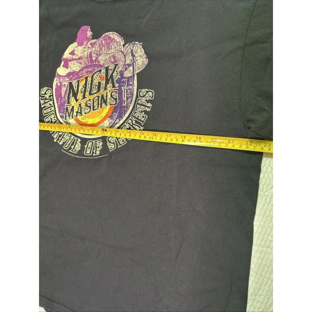 Nick Mason’s Saucerful of Secret T-Shirt Black Size XL 2018